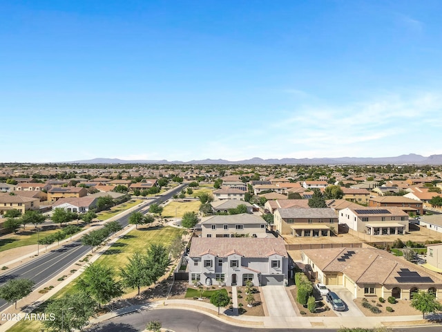21328 E Misty Ln, Queen Creek, AZ 85142 - bird's eye view featuring a mountain view and a residential view