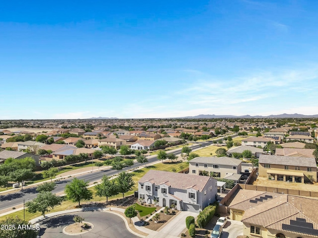 21328 E Misty Ln, Queen Creek, AZ 85142 - drone / aerial view with a residential view and a mountain view