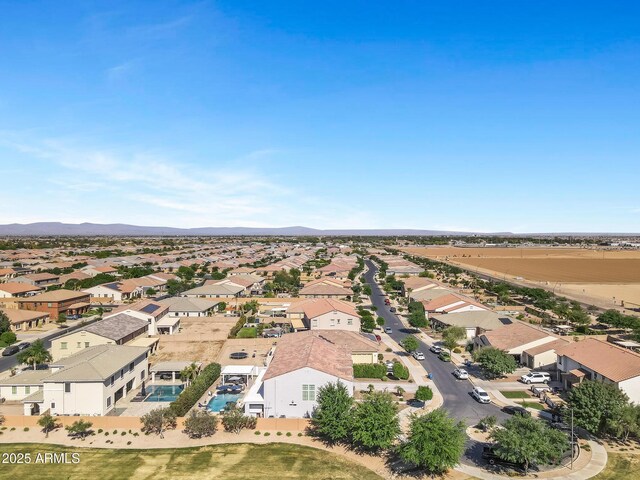 21328 E Misty Ln, Queen Creek, AZ 85142 - aerial view featuring a mountain view and a residential view