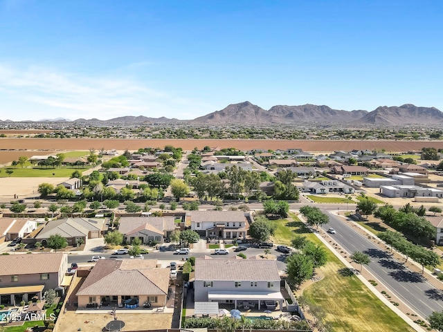 21328 E Misty Ln, Queen Creek, AZ 85142 - aerial view featuring a mountain view and a residential view