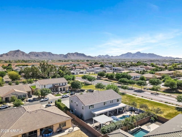21328 E Misty Ln, Queen Creek, AZ 85142 - birds eye view of property featuring a mountain view and a residential view