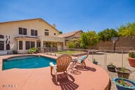 818 E Hiddenview Dr, Phoenix, AZ 85048 - swimming pool featuring a patio area