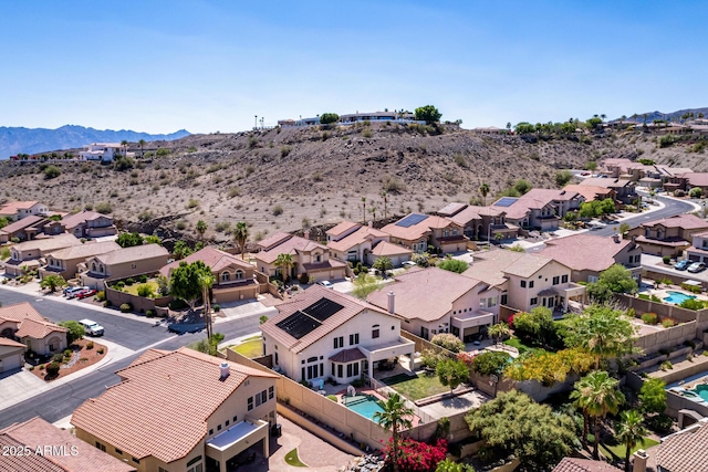 818 E Hiddenview Dr, Phoenix, AZ 85048 - aerial perspective of suburban area featuring a mountain backdrop