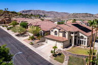 818 E Hiddenview Dr, Phoenix, AZ 85048 - view from above of property featuring a mountain backdrop