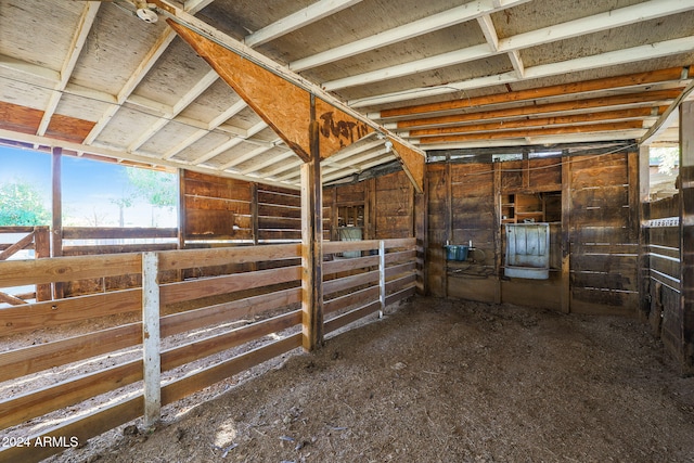 view of stable