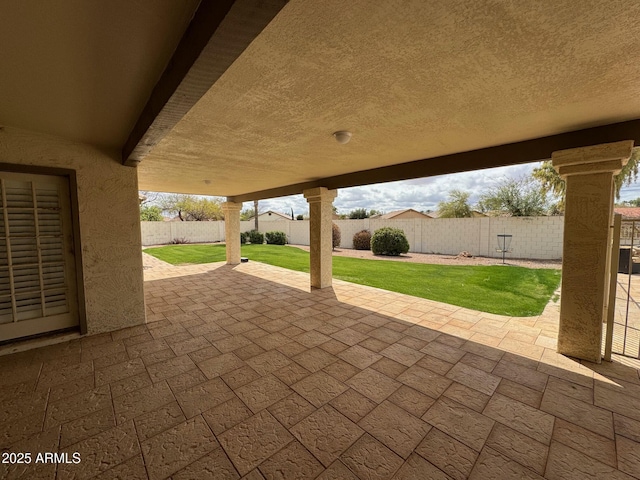 2077 N Lake Shore Dr, Casa Grande, AZ 85122 - view of patio featuring a fenced backyard