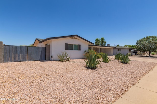 701 N 55th Pl, Mesa, AZ 85205 - view of single story home
