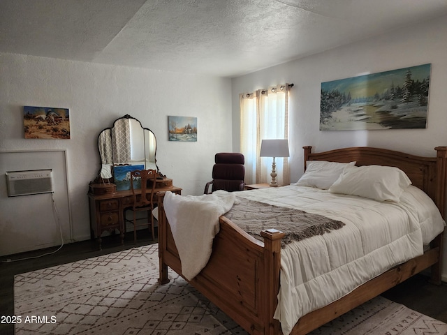 2315 N US Highway 93, Wickenburg, AZ 85390 - bedroom featuring a textured ceiling and wood finished floors