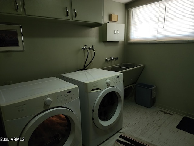 2315 N US Highway 93, Wickenburg, AZ 85390 - laundry room featuring cabinet space and washer and dryer