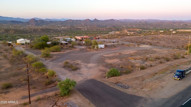 2315 N US Highway 93, Wickenburg, AZ 85390 - aerial view of property's location featuring mountains