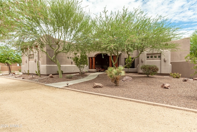 view of pueblo-style house