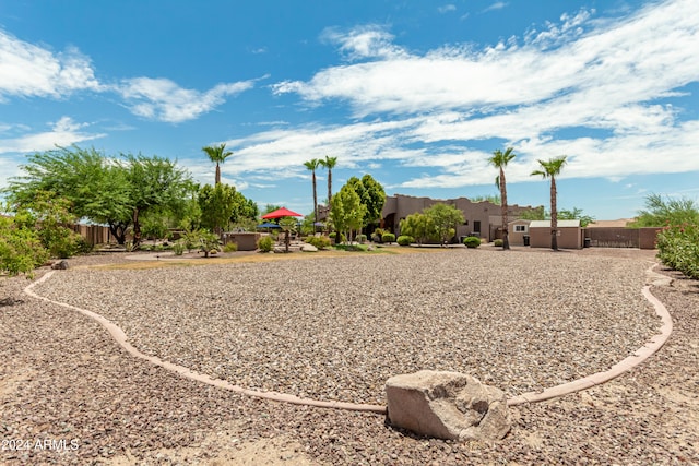 view of property's community featuring a patio