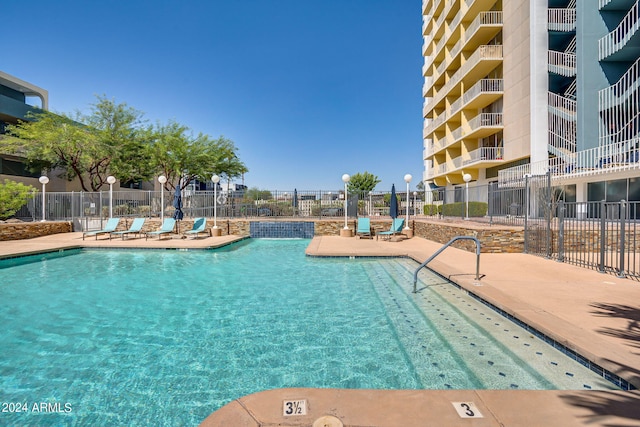 view of pool