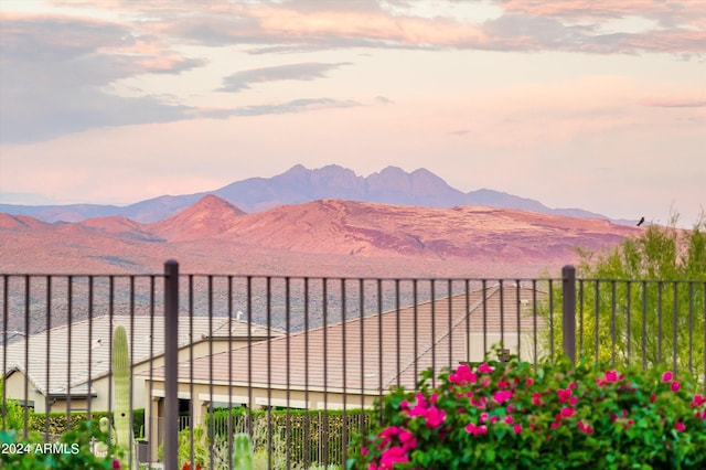 property view of mountains with a water view