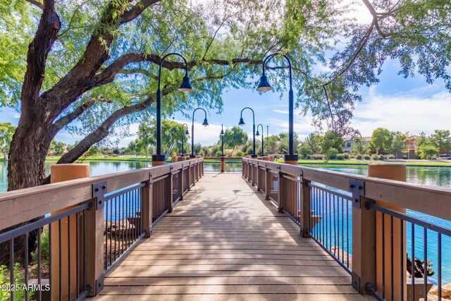 3467 S Falcon Dr, Gilbert, AZ 85297 - dock area with a water view