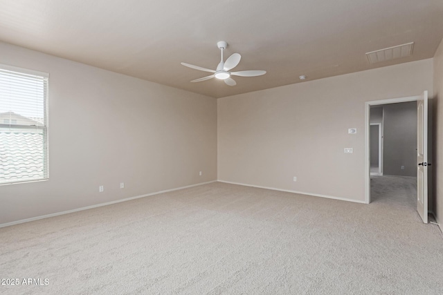 4051 E Torrey Pines Ln E, Chandler, AZ 85249 - spare room featuring ceiling fan and light colored carpet