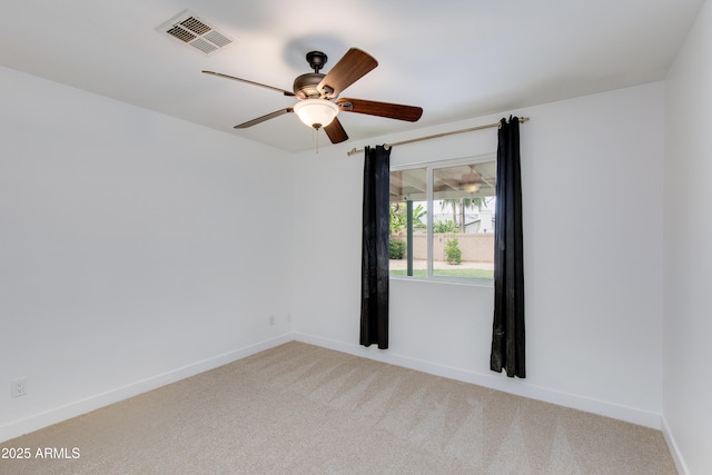 1820 W Seldon Way, Phoenix, AZ 85021 - carpeted spare room with baseboards and ceiling fan
