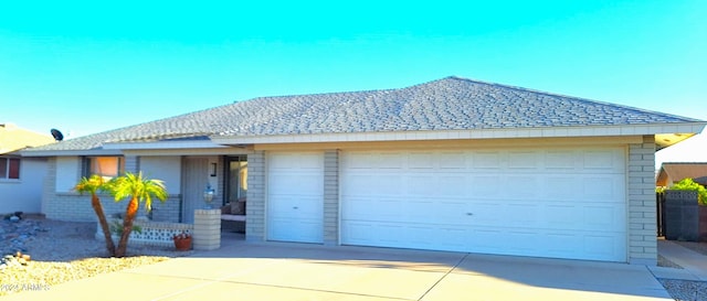 ranch-style house with a garage