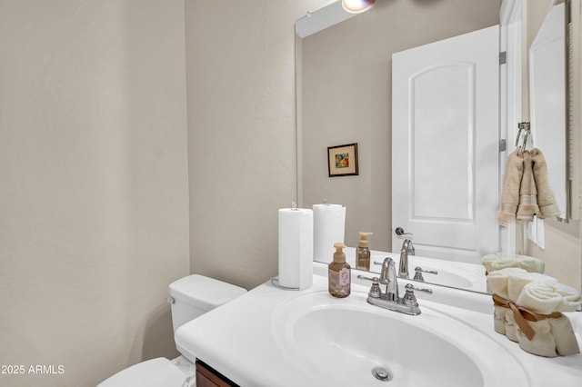 3125 W Desert Ln, Laveen, AZ 85339 - half bathroom featuring toilet and vanity