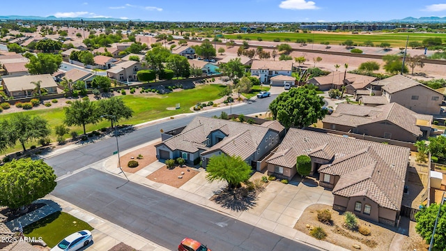 5529 E Holmes Ave, Mesa, AZ 85206 - aerial view of residential area featuring mountains