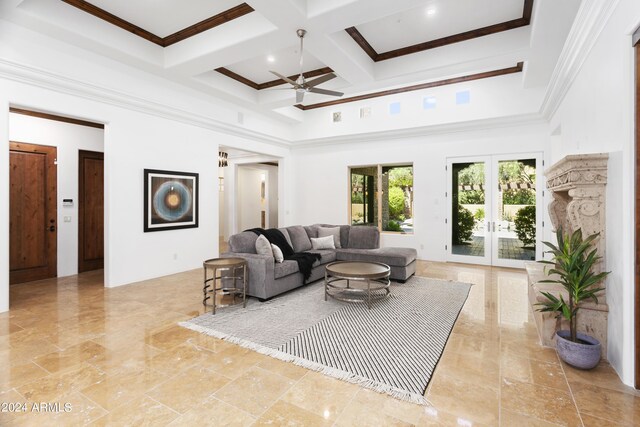 dining space featuring crown molding and dark wood-type flooring