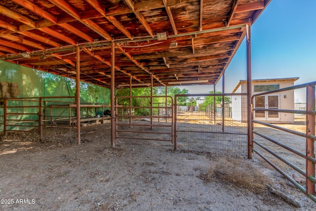 view of stable