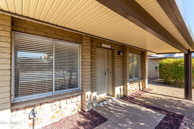 view of property entrance