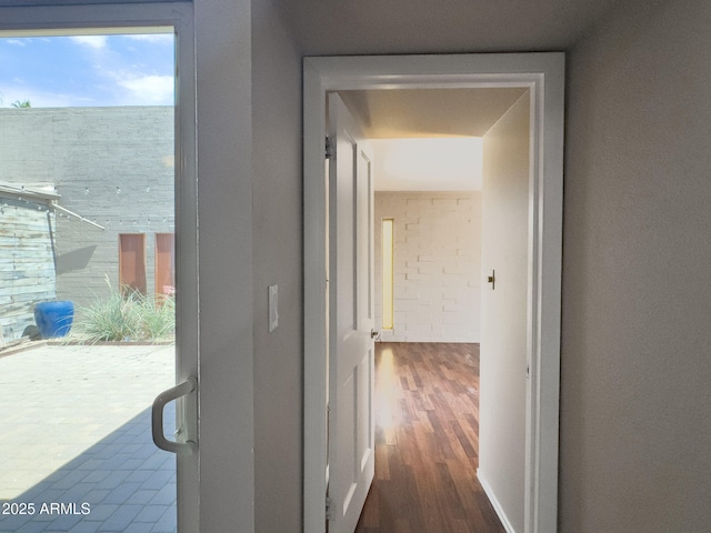 7770 E Camelback Rd Unit 23, Scottsdale, AZ 85251 - corridor featuring wood finished floors
