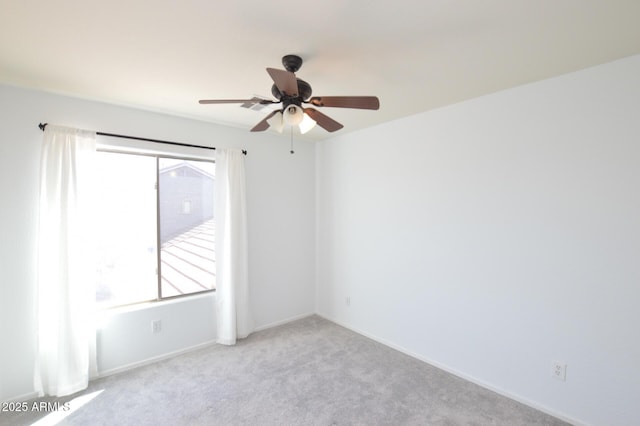20258 S 196th St, Queen Creek, AZ 85142 - spare room with a ceiling fan and carpet
