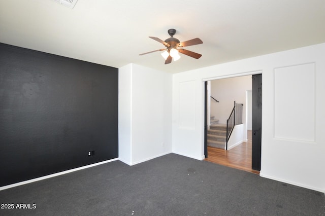 20258 S 196th St, Queen Creek, AZ 85142 - unfurnished bedroom featuring carpet floors and ceiling fan