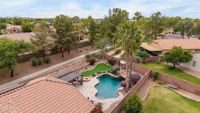 view of pool