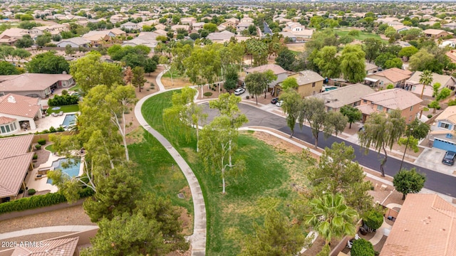 aerial perspective of suburban area