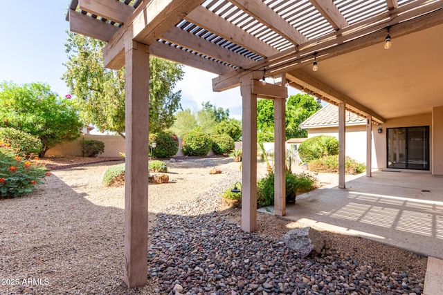3740 W Kent Dr, Chandler, AZ 85226 - fenced backyard featuring a patio area and a pergola