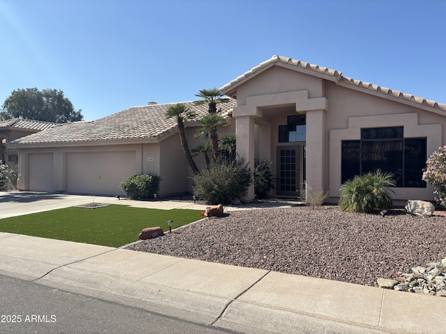 3740 W Kent Dr, Chandler, AZ 85226 - single story home featuring a garage, driveway, a tile roof, and stucco siding