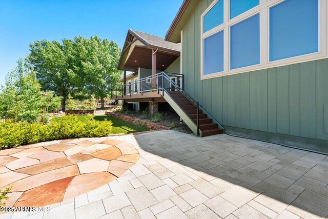 1568 Gettysvue Way, Prescott, AZ 86301 - view of patio with stairs