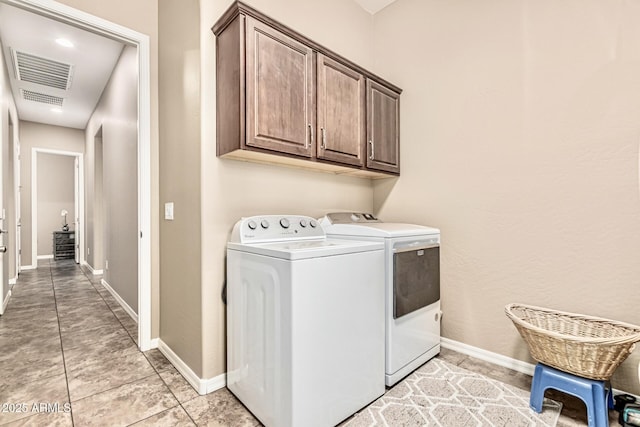 7242 W Rowel Rd, Peoria, AZ 85383 - washroom with independent washer and dryer and cabinet space
