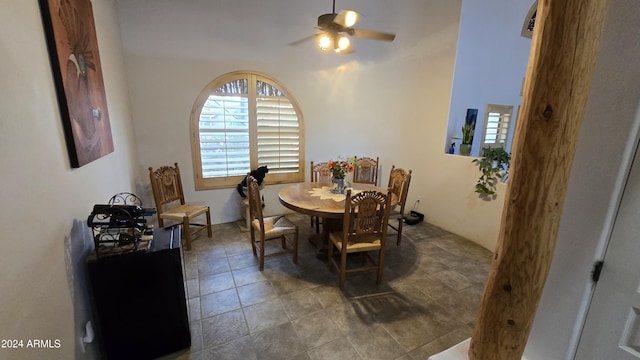 2926 W Tanya Trl, Phoenix, AZ 85086 - dining space featuring a ceiling fan and tile patterned flooring