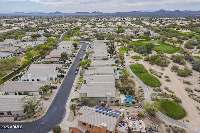 4864 E Eden Dr, Cave Creek, AZ 85331 - drone / aerial view with a residential view, golf course view, and a mountain view