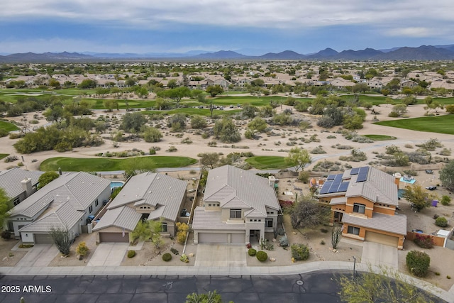 4864 E Eden Dr, Cave Creek, AZ 85331 - bird's eye view featuring a residential view and a mountain view
