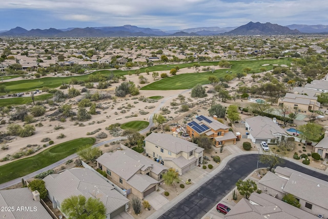 4864 E Eden Dr, Cave Creek, AZ 85331 - bird's eye view with a residential view, golf course view, and a mountain view