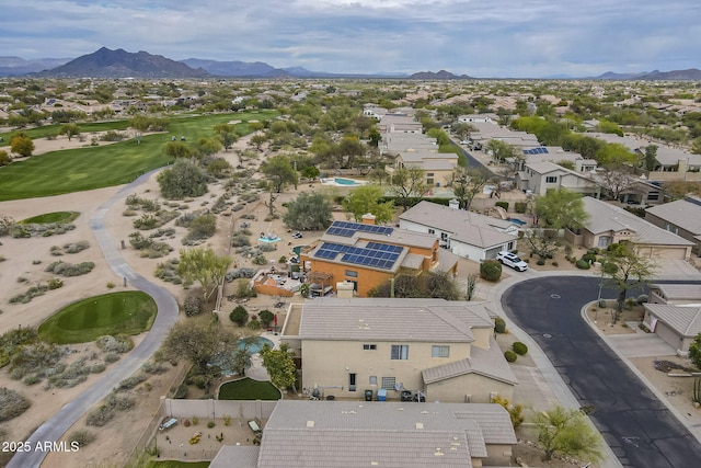 4864 E Eden Dr, Cave Creek, AZ 85331 - birds eye view of property with a residential view and a mountain view