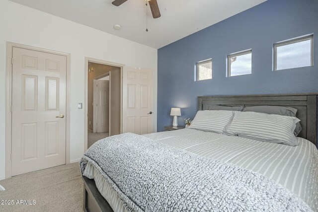 4864 E Eden Dr, Cave Creek, AZ 85331 - bedroom featuring ceiling fan and carpet flooring