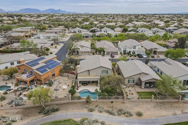 4864 E Eden Dr, Cave Creek, AZ 85331 - drone / aerial view with a mountain view and a residential view