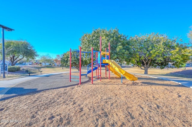 view of play area