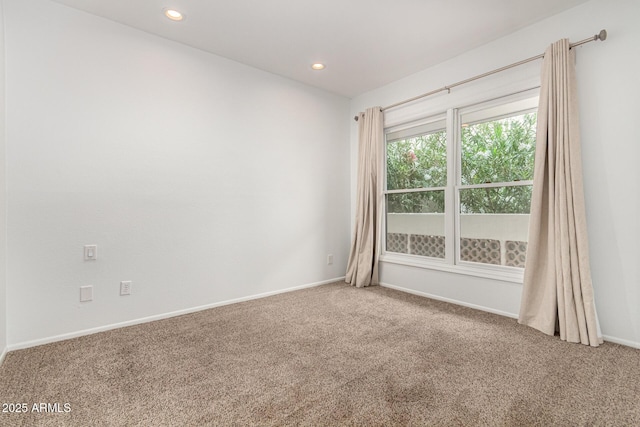 5200 S Lakeshore Dr Unit 206, Tempe, AZ 85283 - unfurnished room featuring carpet flooring, recessed lighting, and baseboards