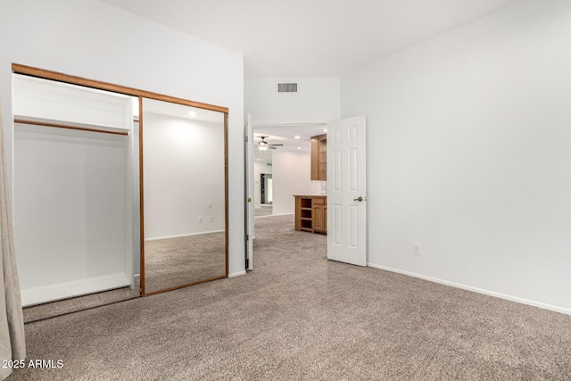5200 S Lakeshore Dr Unit 206, Tempe, AZ 85283 - unfurnished bedroom with carpet floors, a closet, and baseboards