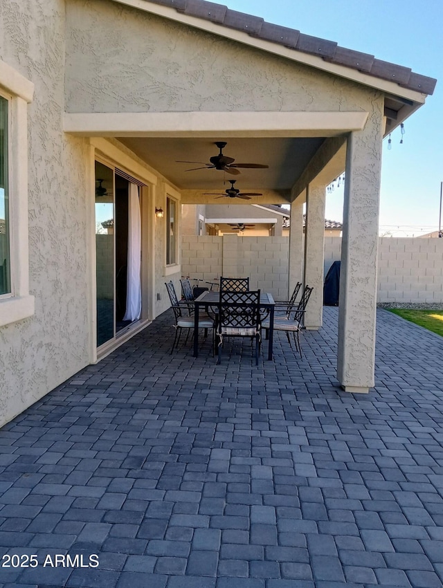 view of patio