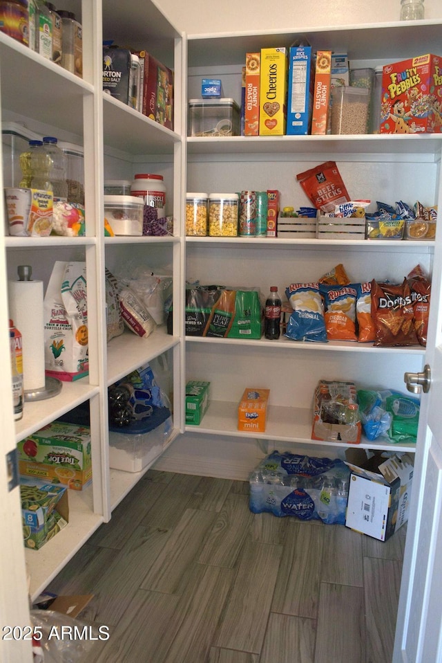 view of pantry