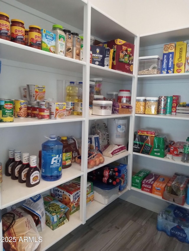 view of pantry