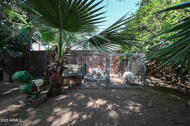 gate with fence